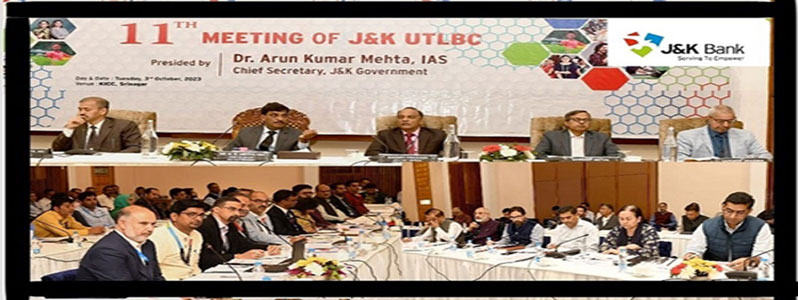 11th MEETING OF J&K UTLBC- 03.10.2023 